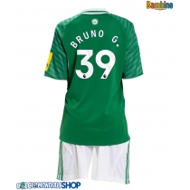 Maglie da calcio Newcastle United Bruno Guimaraes #39 Seconda Maglia Bambino 2025-26 Manica Corta + Pantaloni corti)